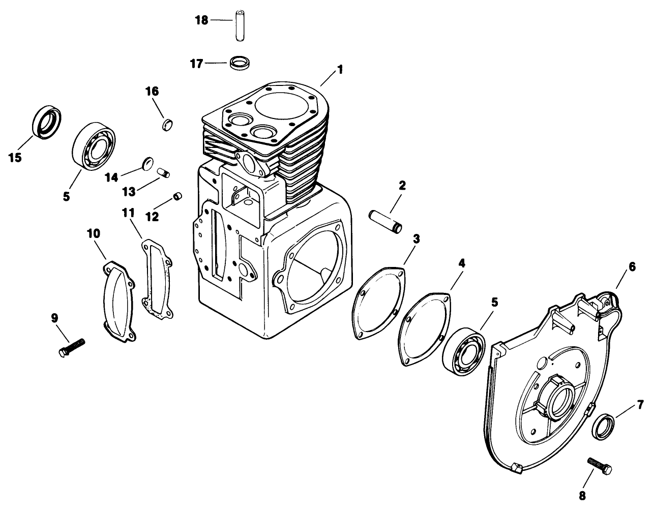 Crankcase-Engine Assembly-Kohler Model No. M16s-711533