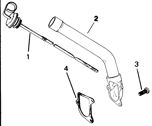 Dipstick-Engine Assembly-Kohler Model No. M16s-711533
