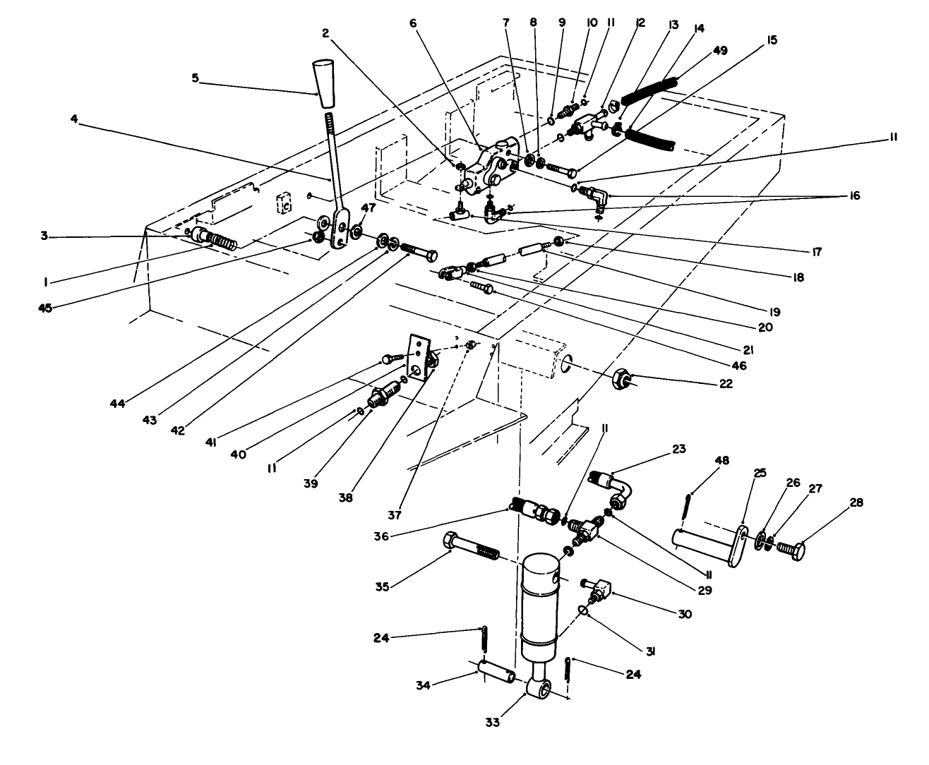 Hydraulic Lift System Assembly