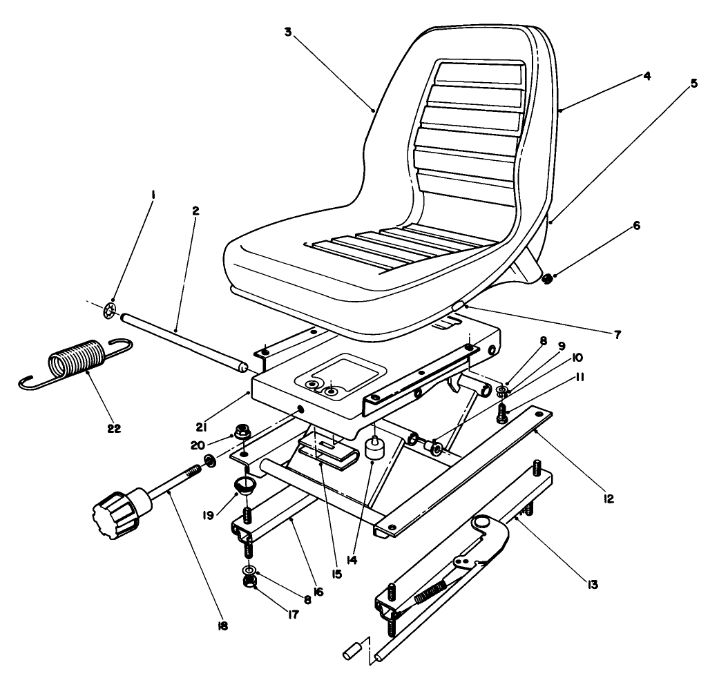 Deluxe Seat Kit Model No. 30772