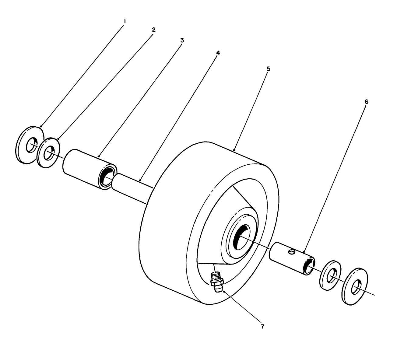 Phenolic Wheel Assembly No. 27-1050 (optional)