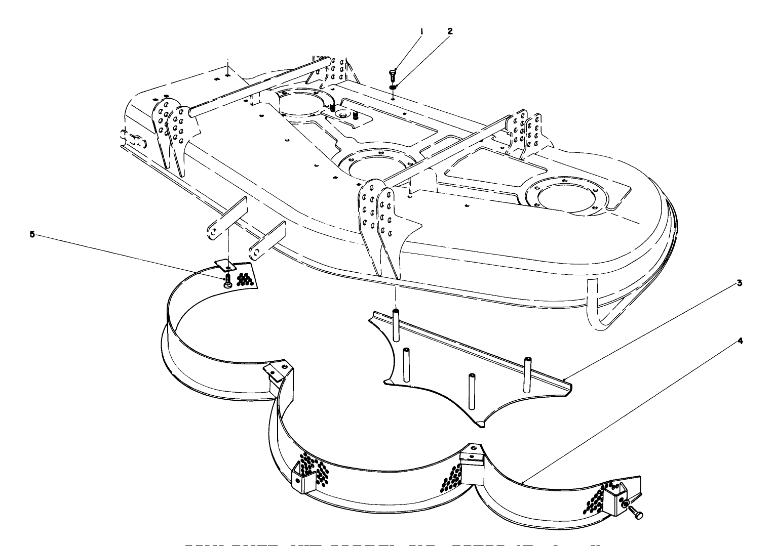 Mulcher Kit Model No. 30700 (optional)(for Cutting Unit Model 30555)