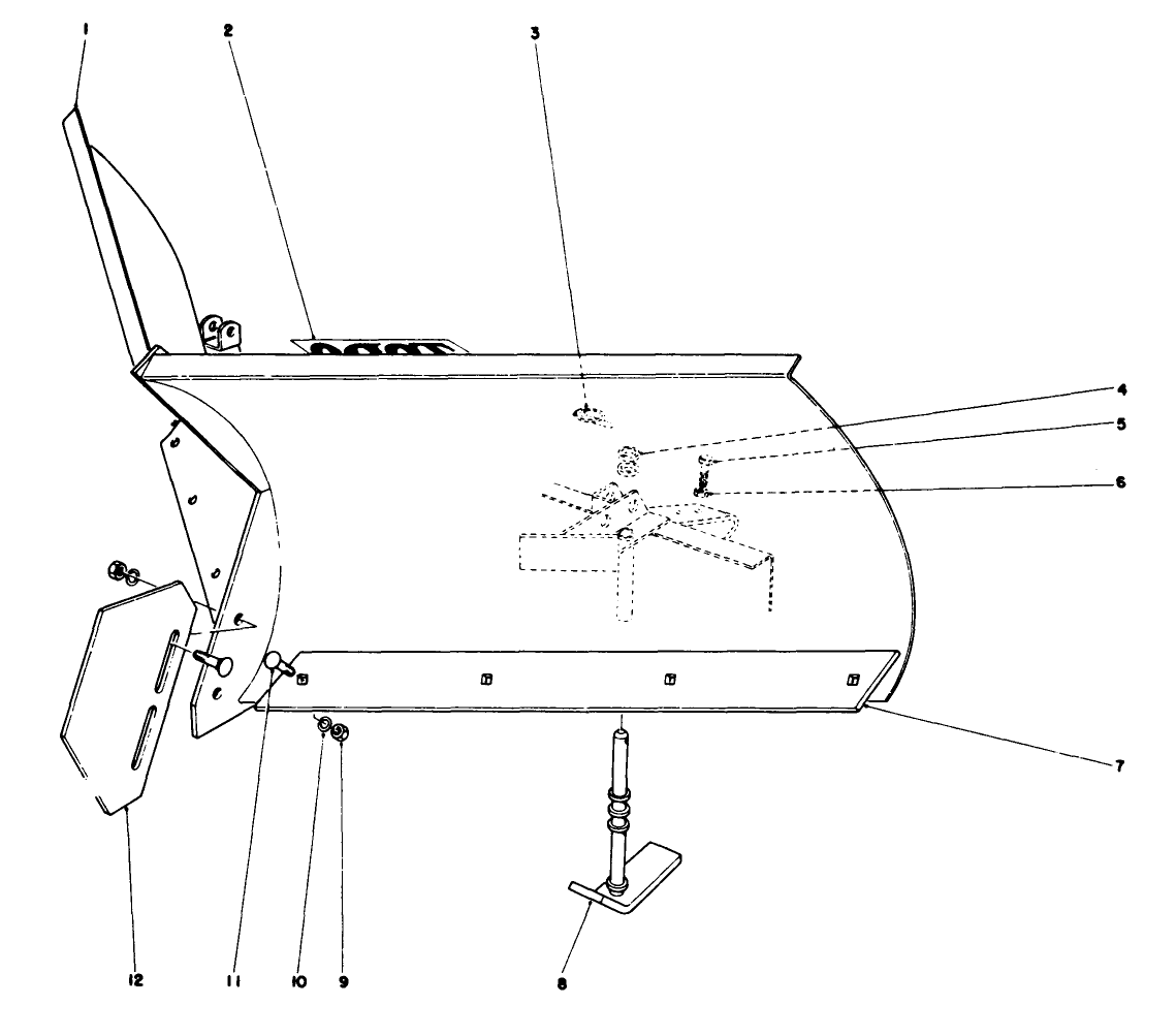 V-Plow Model No. 30750 (optional)