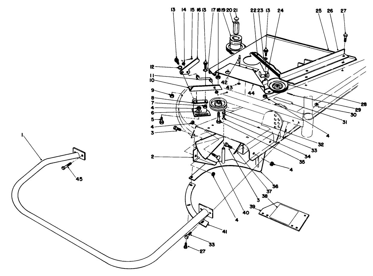 Grass Collector Model 30561 (continued)(on Units With Serial 90501 & Up)