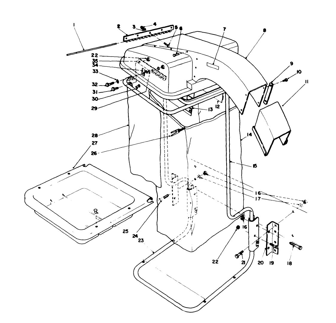 Grass Collector Model 30561 (optional)(continued)