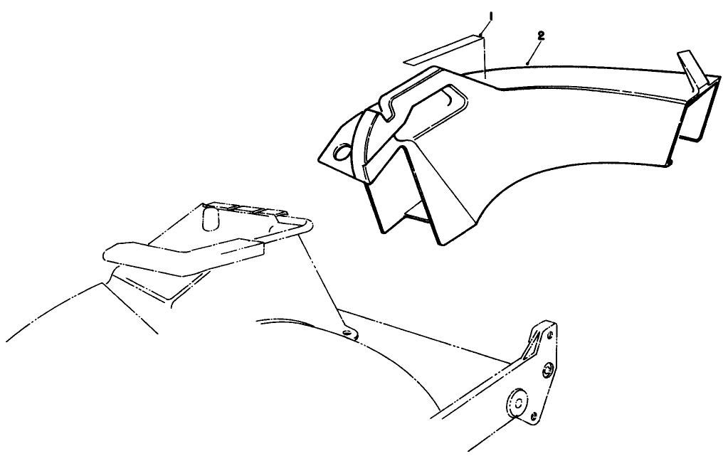 Side Discharge Chute Model No. 59168 (optional)