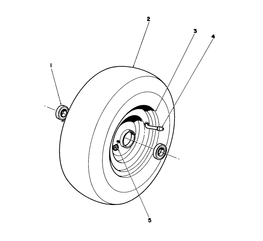 Front Wheel & Tire Assembly