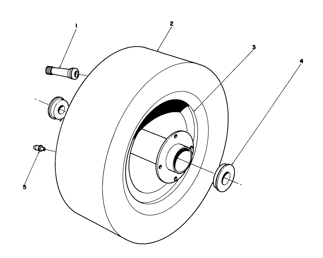 Rear Tire & Wheel Assembly