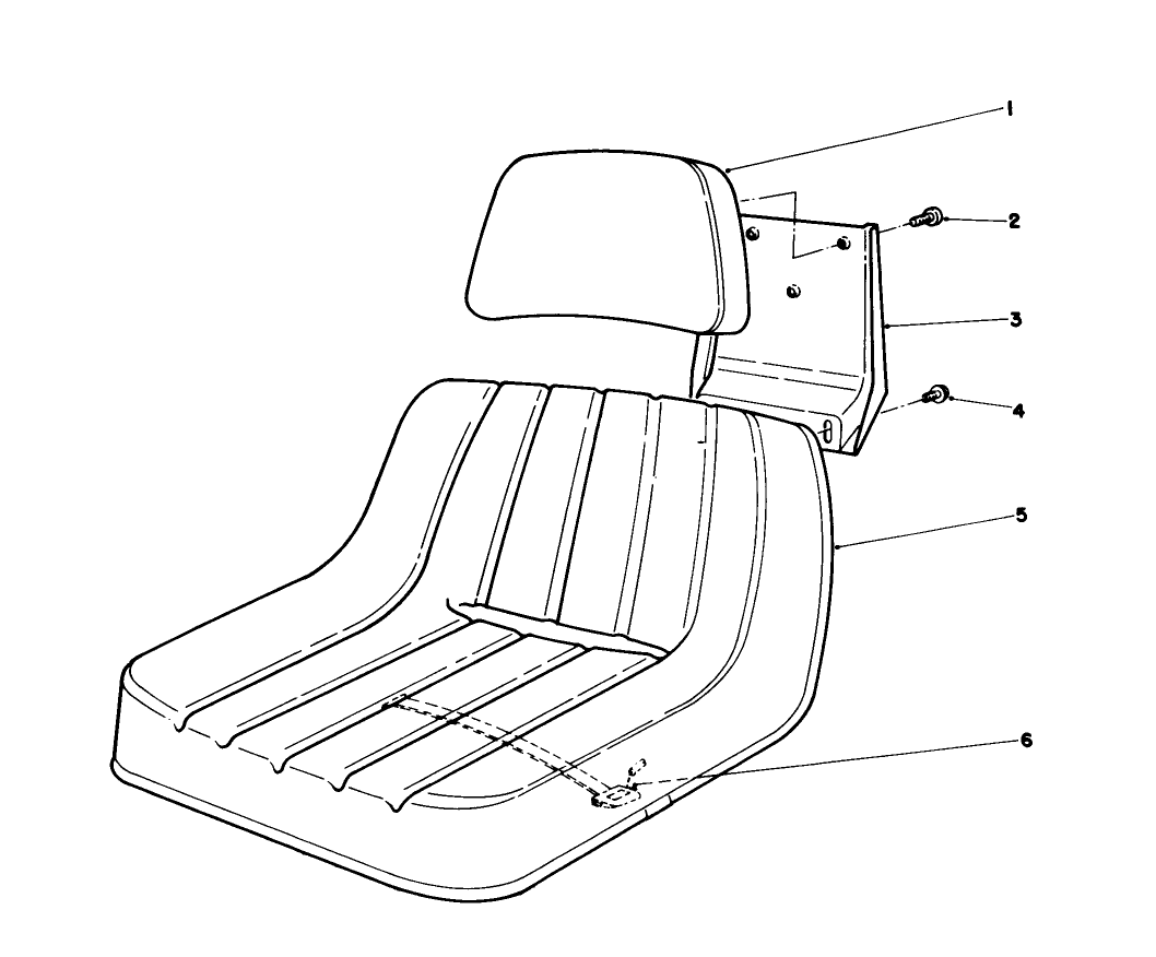 Deluxe Seat Kit No. 68-3800 (optional)