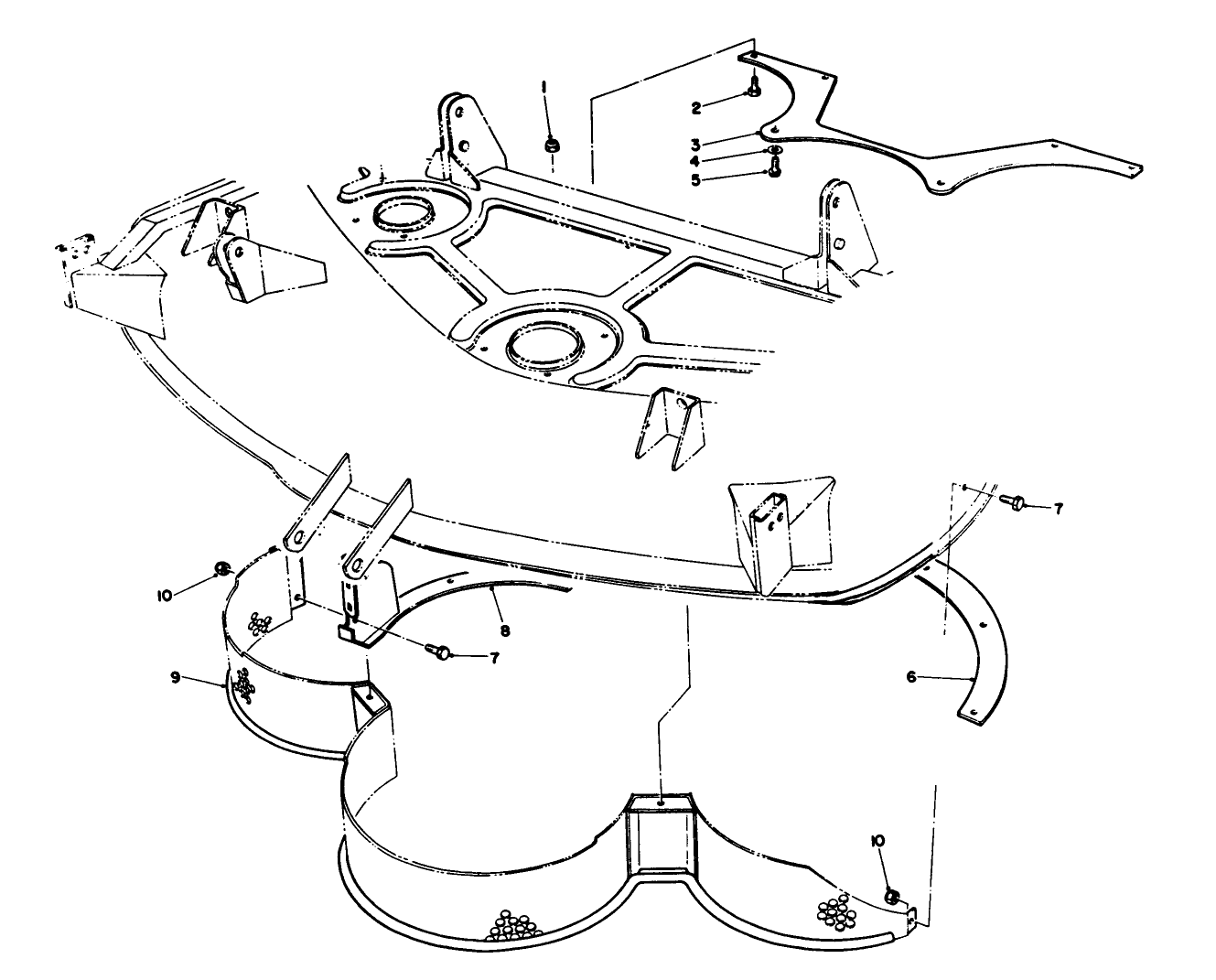Mulcher Kit Model No. 30752 (optional) (cutting Unit Model No. 55660)