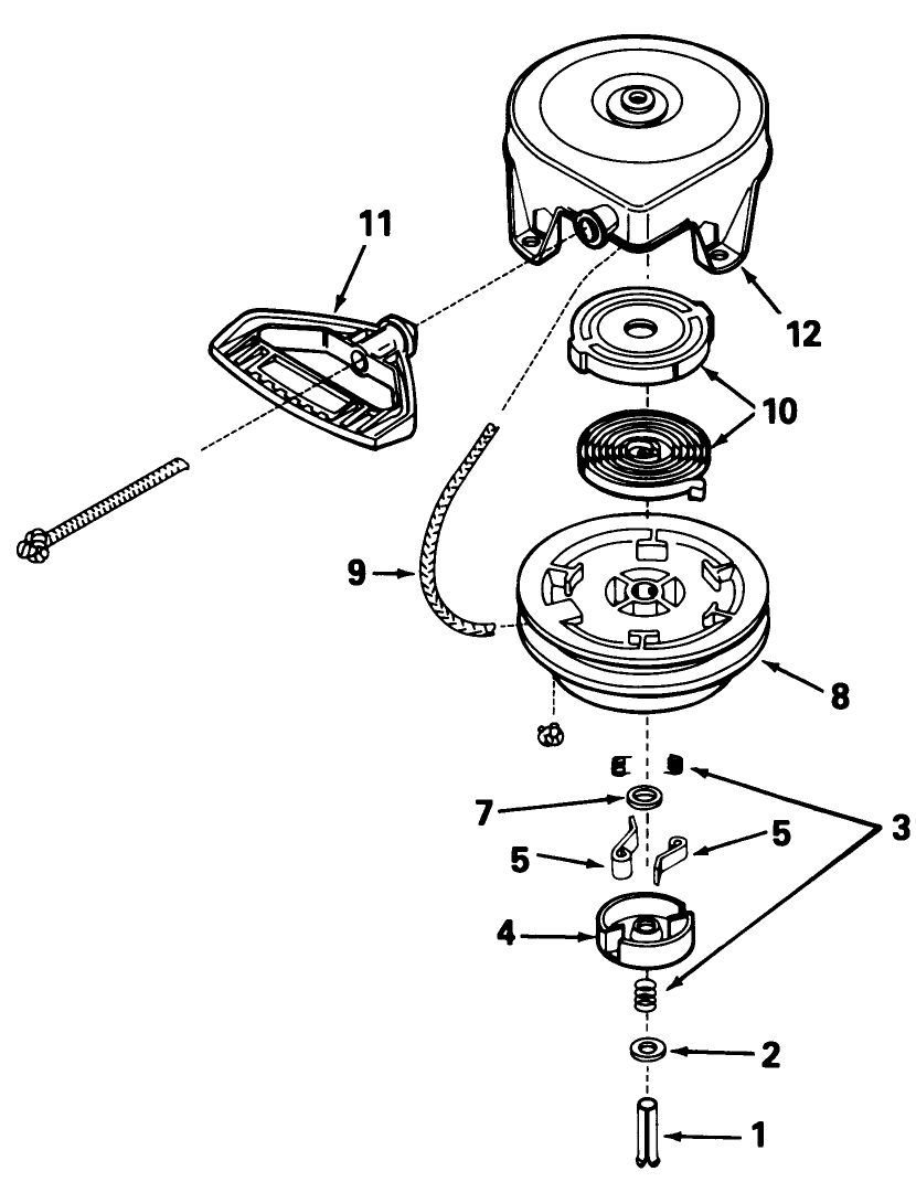 Rewind Starter No. 590630