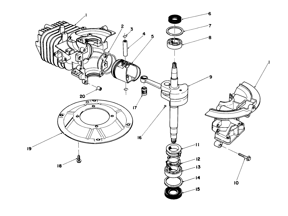 Crankshaft Assembly (model No. 47pj8)