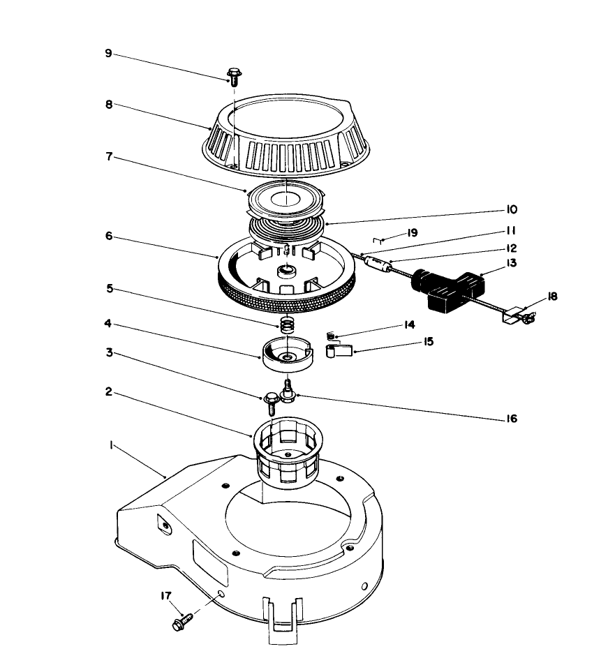 Recoil Assembly (model No. 47pj8)