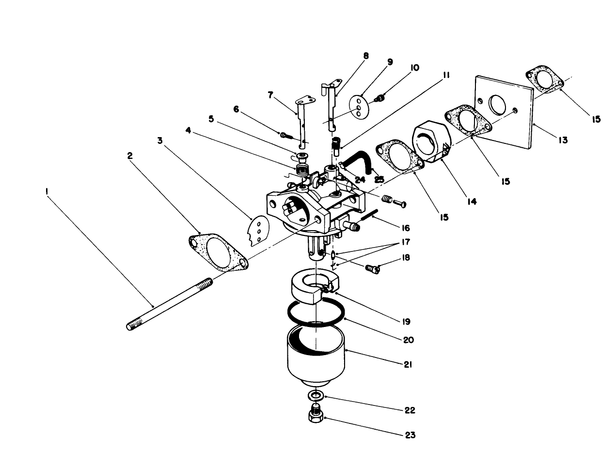 Carburetor Assembly (model No. 47pj8)