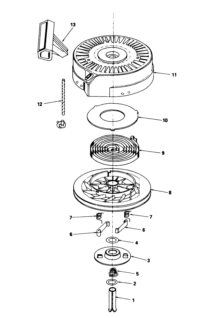 Rewind Starter No. 590621