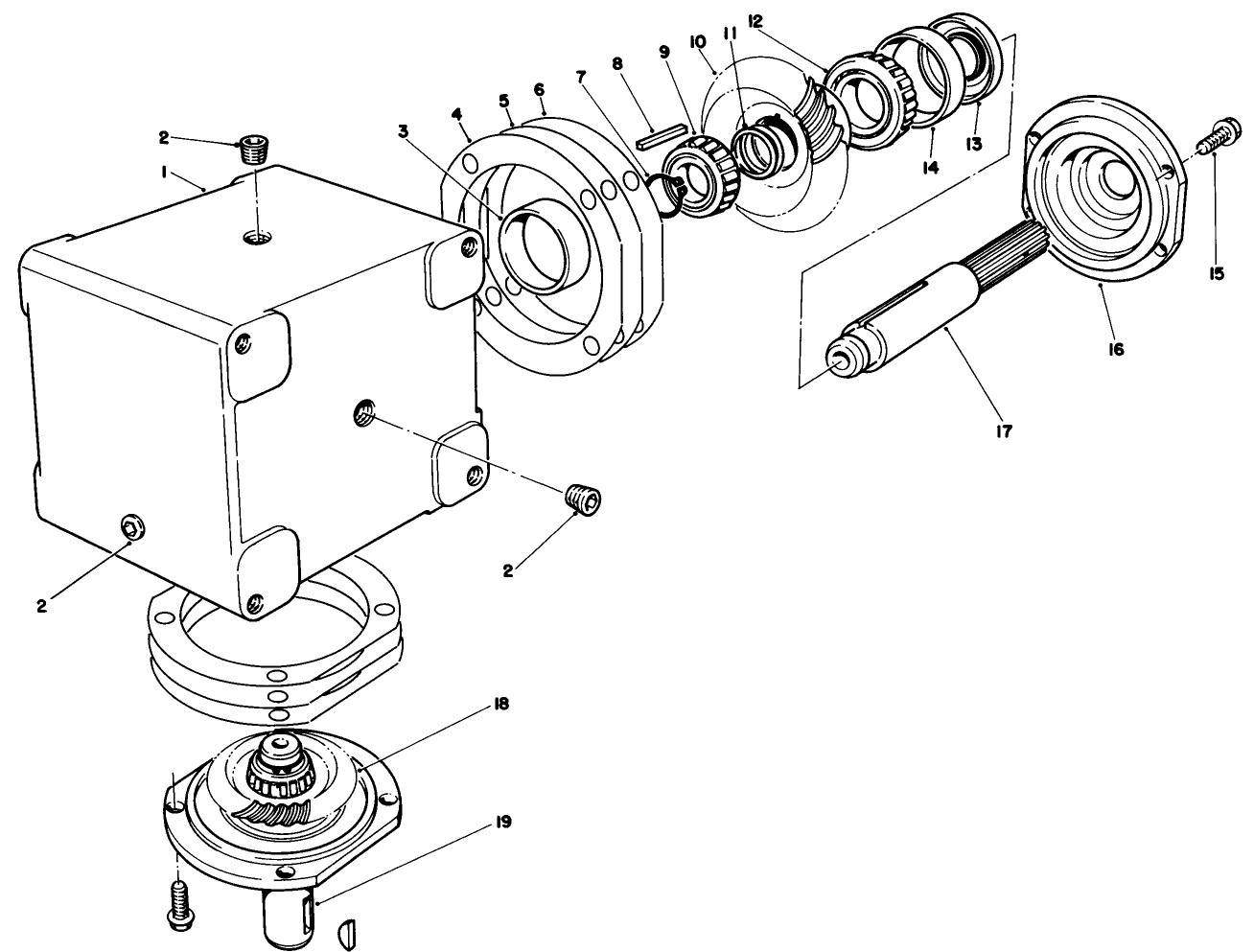 Gear Box Assembly No. 68-6810