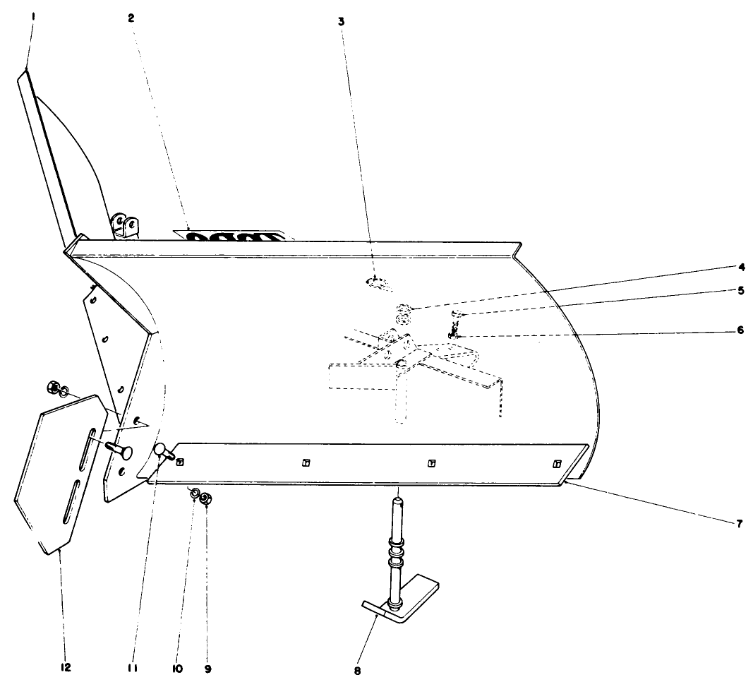 V-Plow Model No. 30750 (optional)
