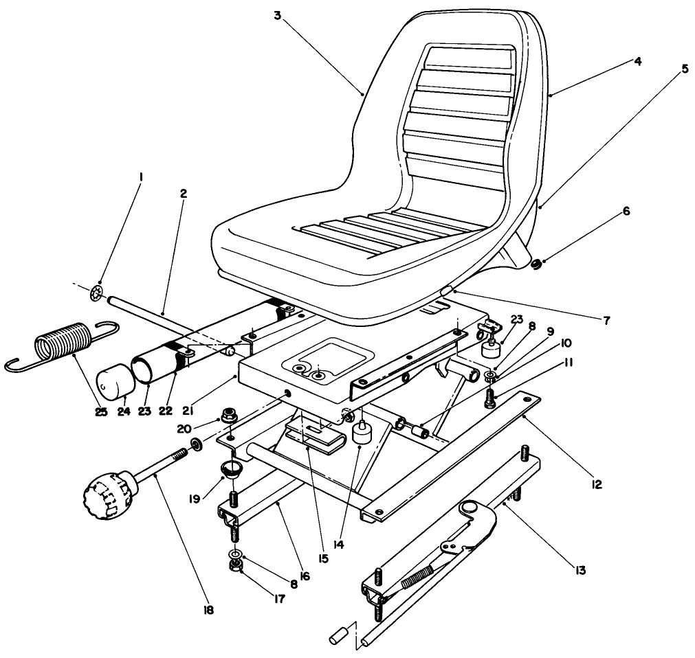 Deluxe Seat Kit Model No. 30772