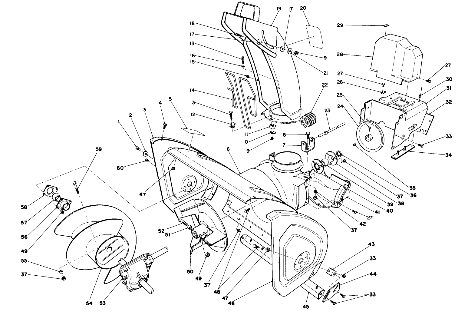 Housing & Chute Assembly