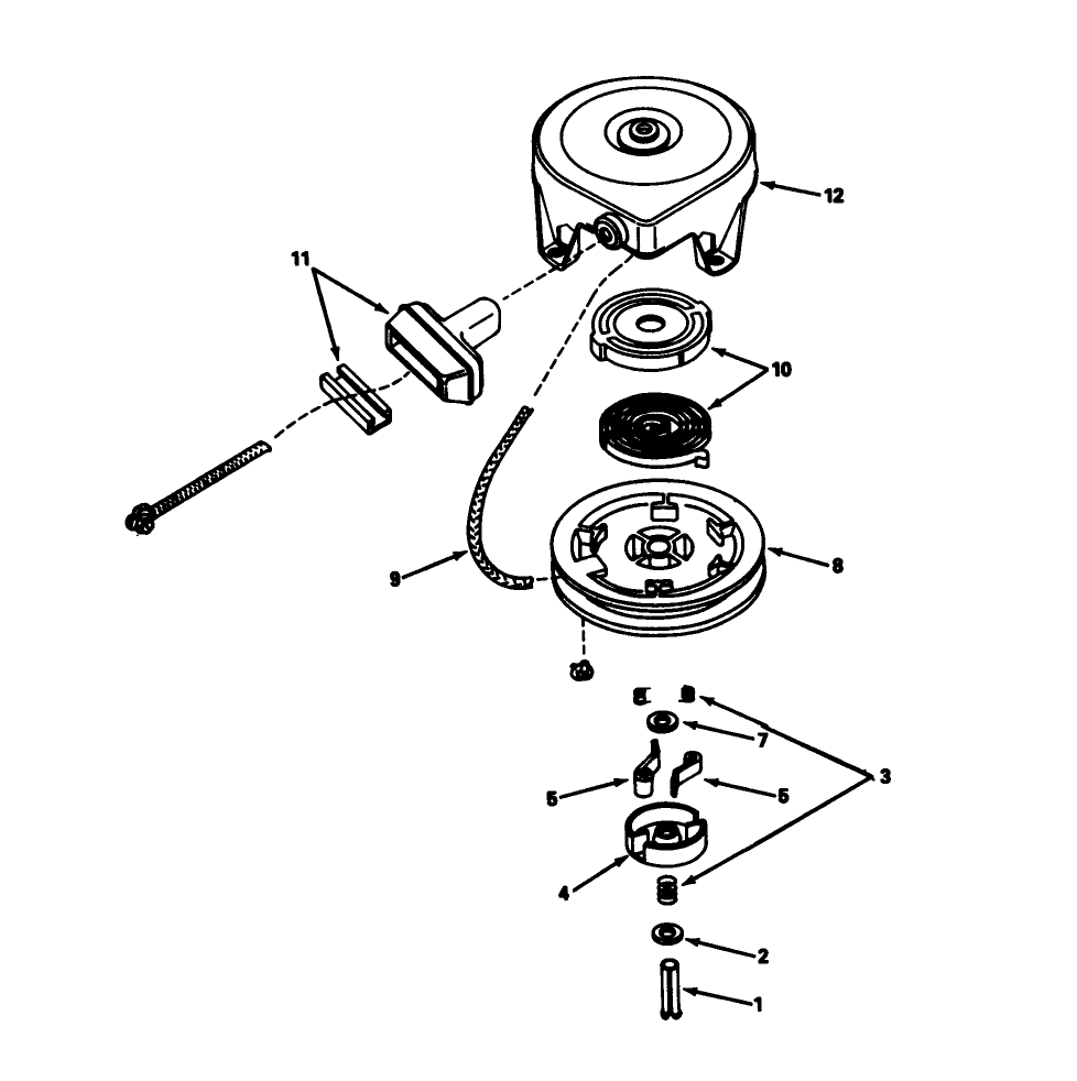 Rewind Starter 590633 (model 56123)