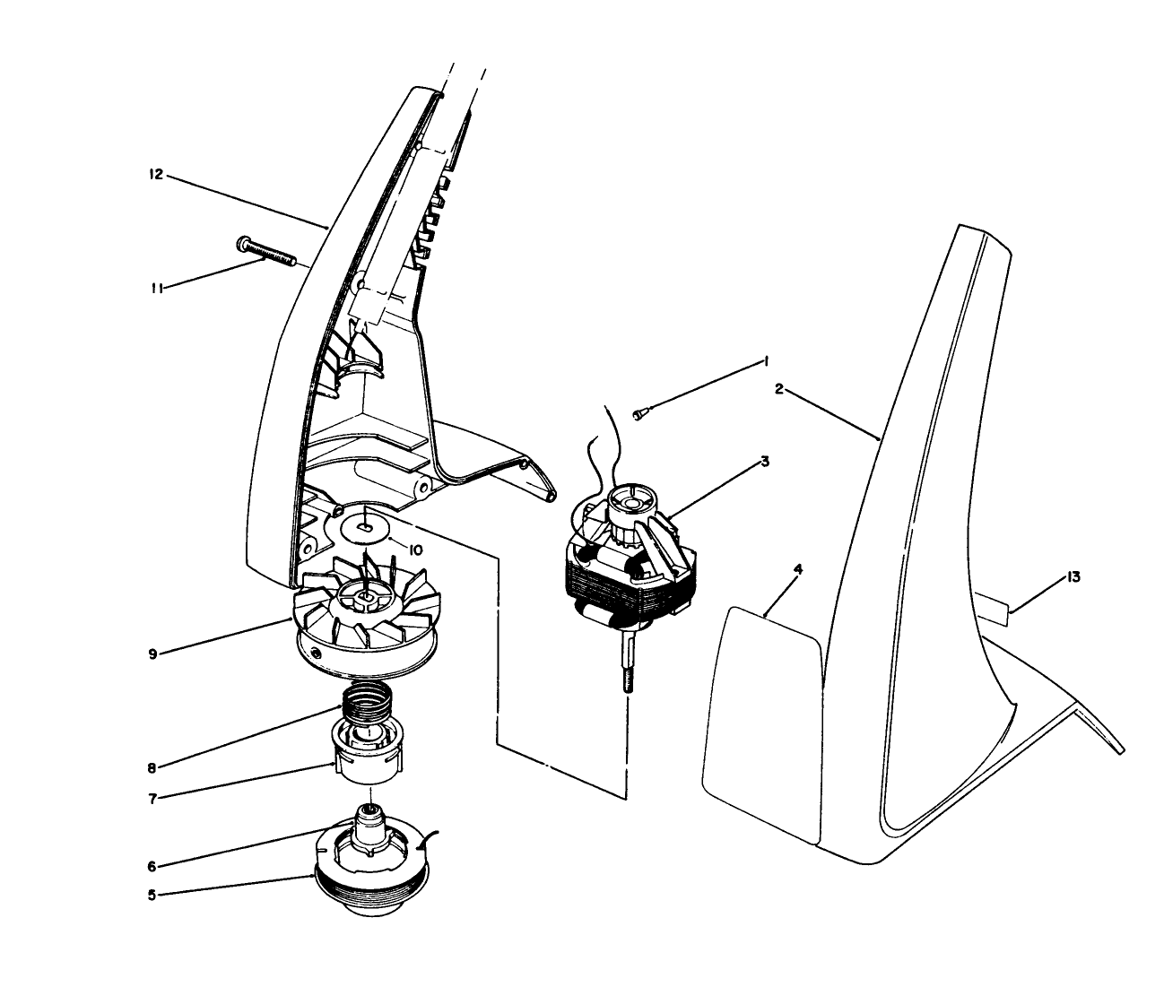 Motor And Housing Assembly