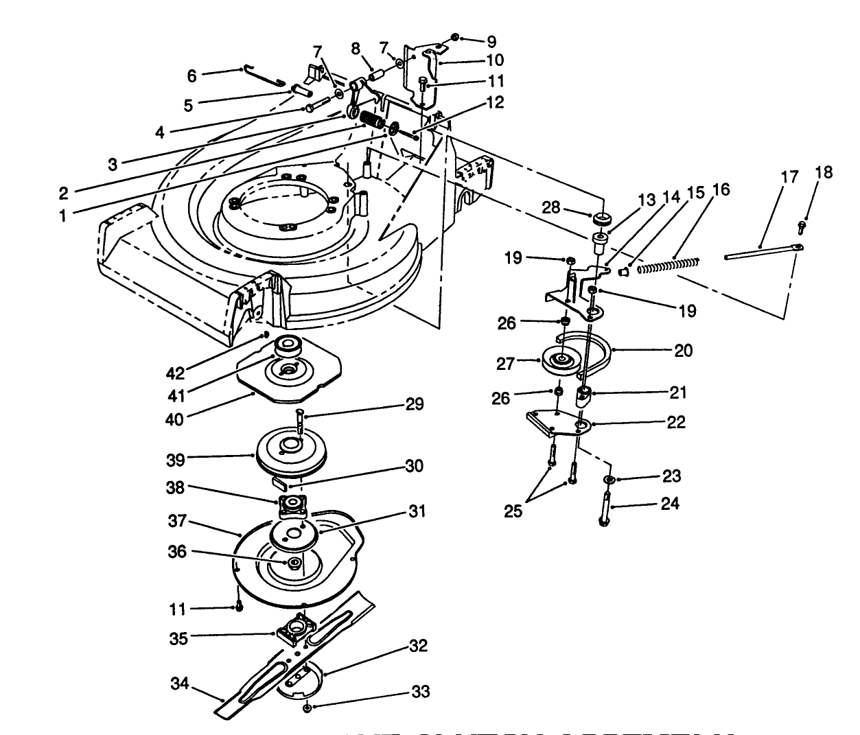 Blade Brake Clutch Assembly