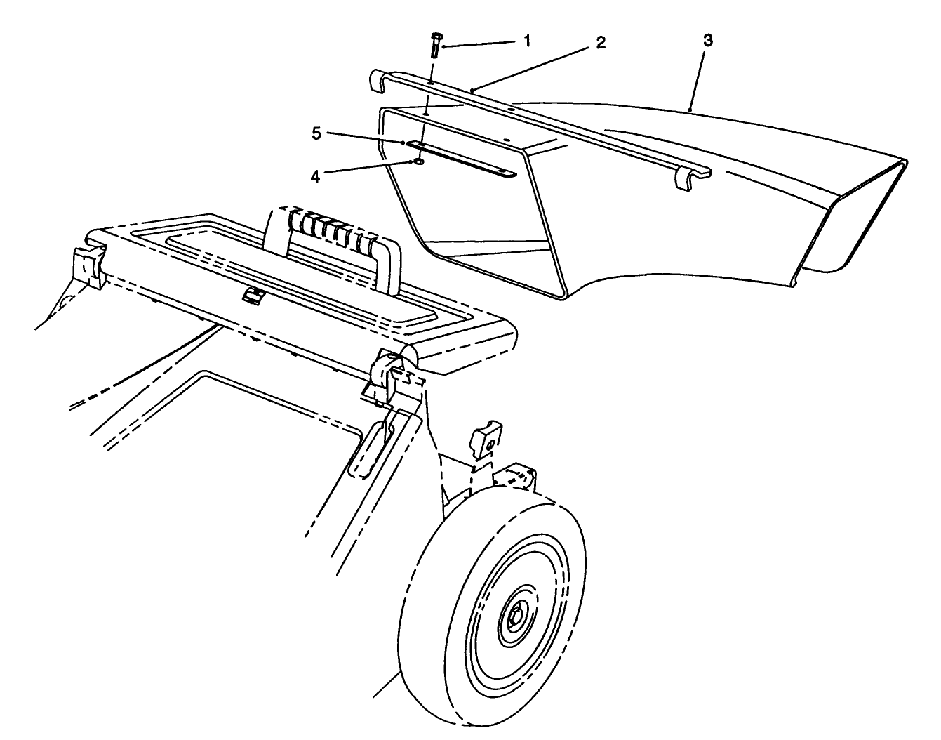 Side Discharge Chute Model No. 59112 (optional)