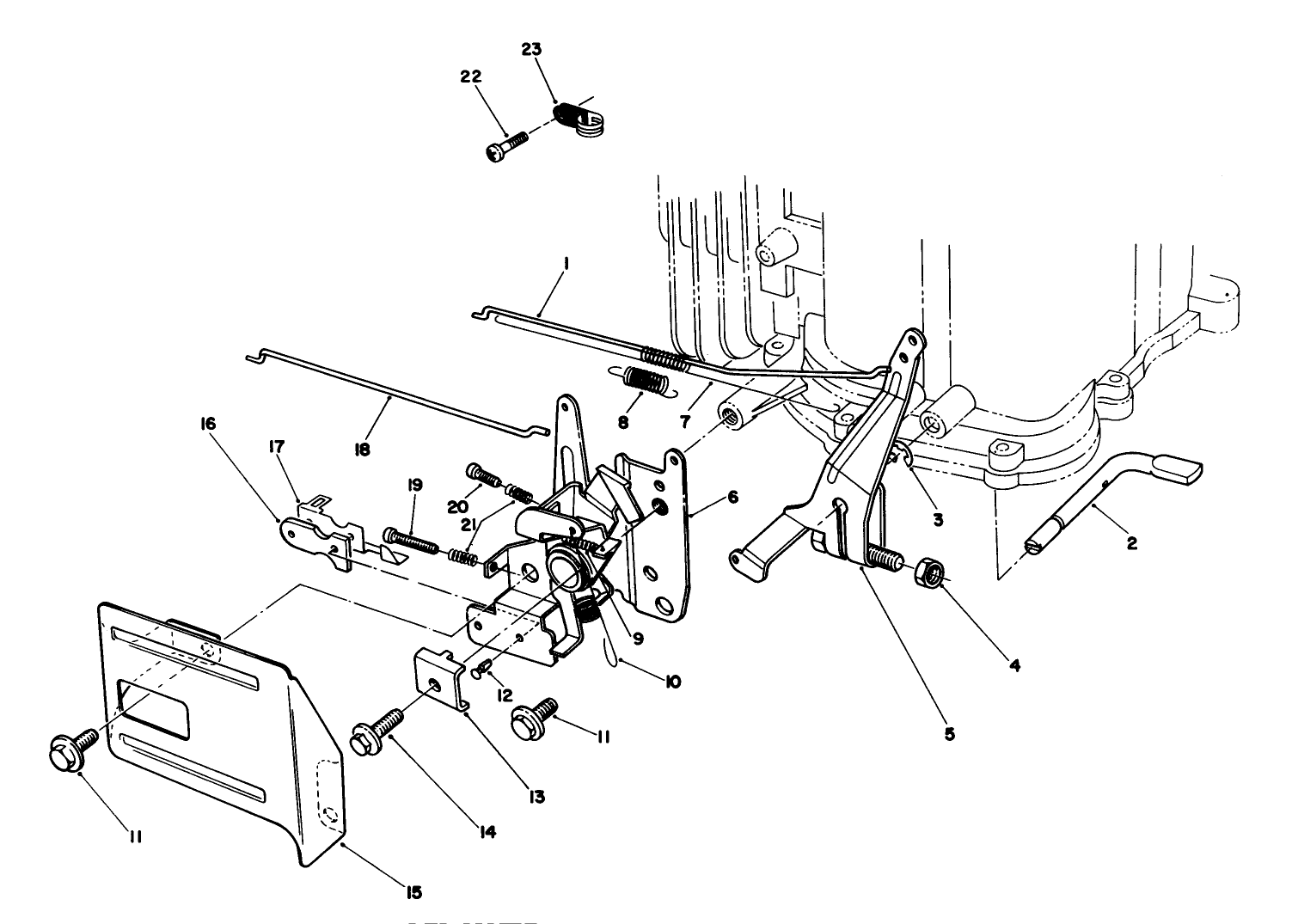Governor Assembly (engine Model No. Vmj8)