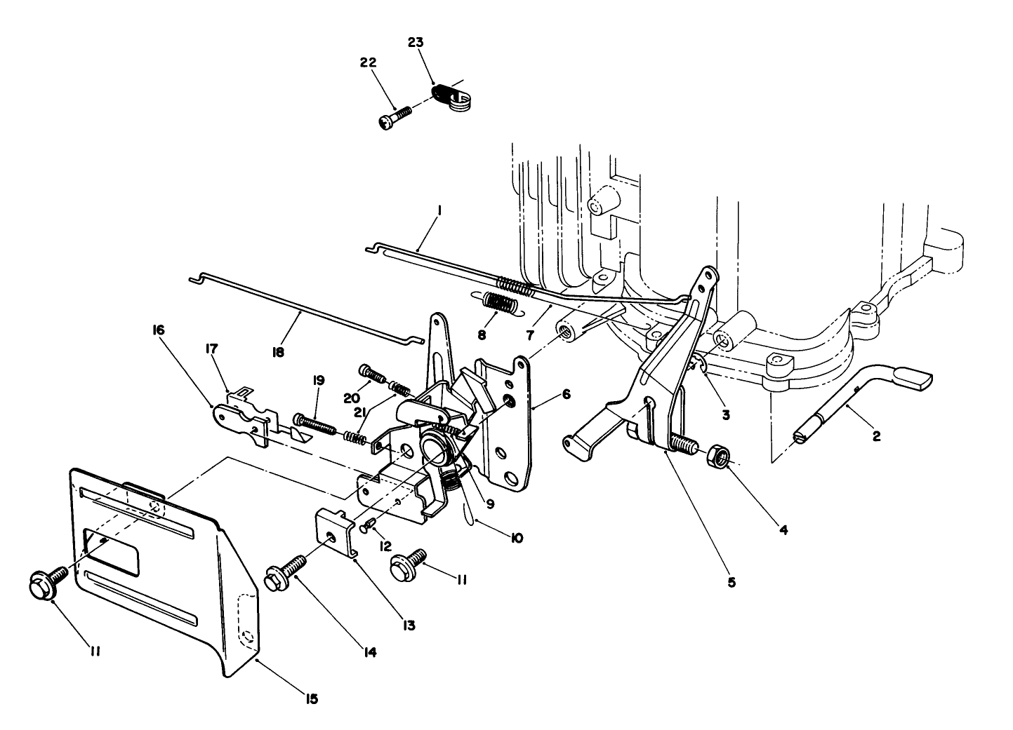 Governor Assembly (engine Model No. Vmg6, Vmh7 & Vmj8)
