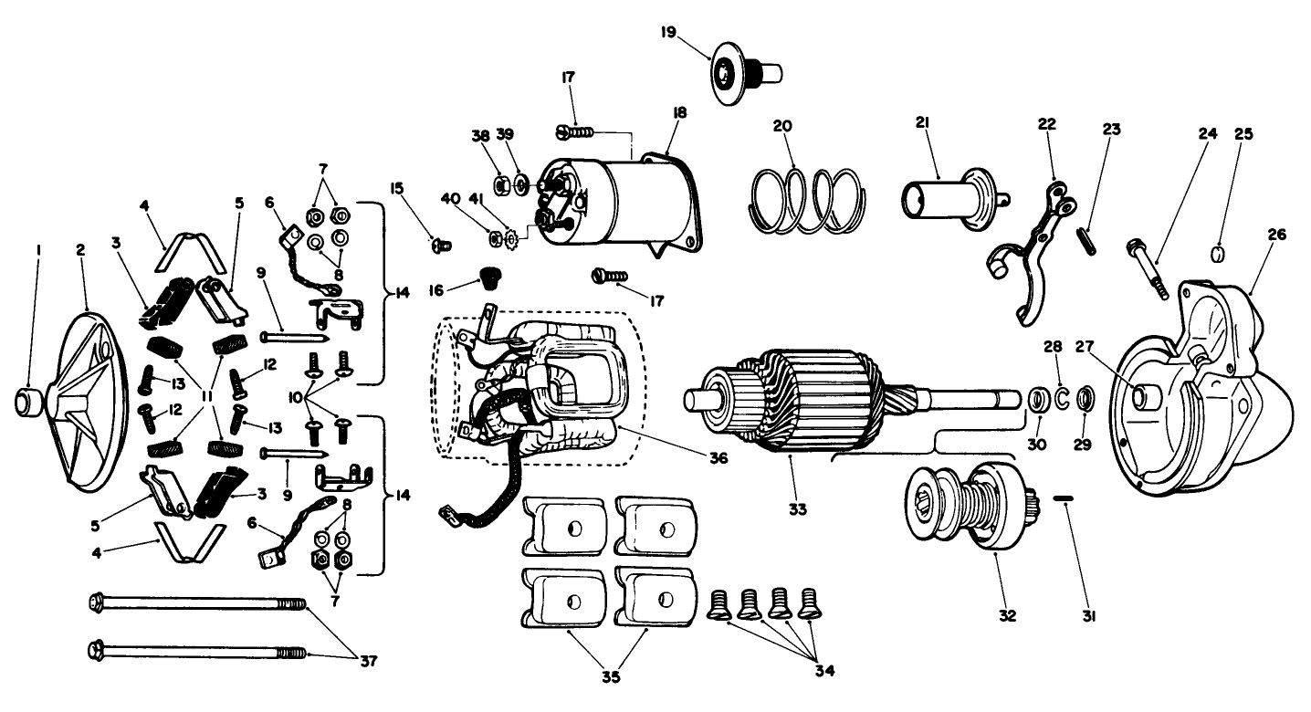 Starter Motor Assembly No. 55-7470
