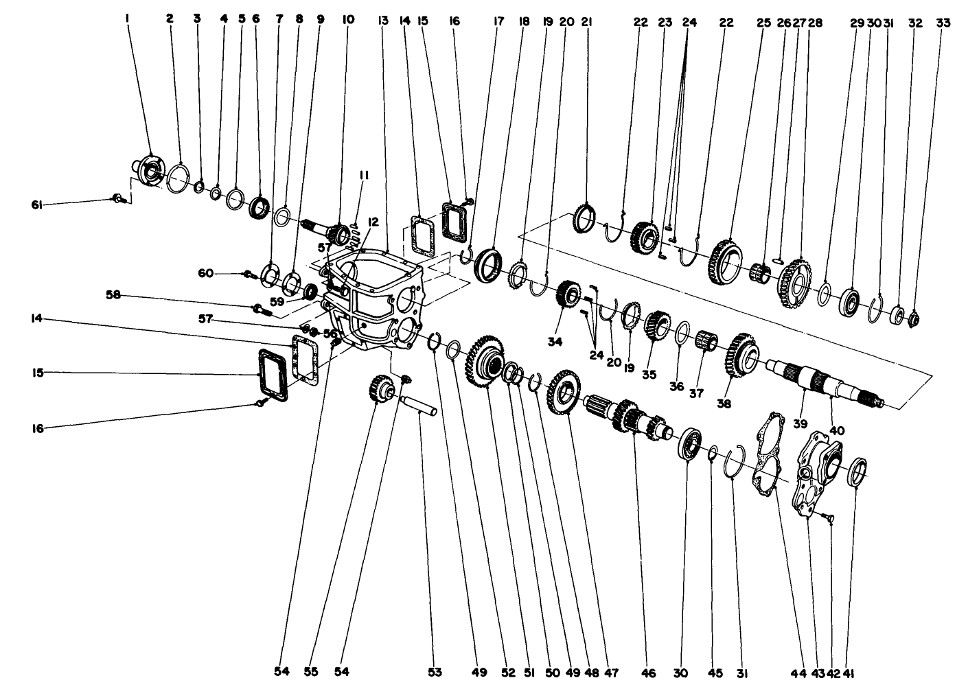 Transmission Assembly No. 44-1160