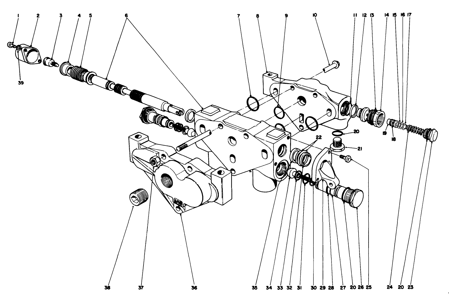 Hydraulic Valve Assembly No. 44-7701