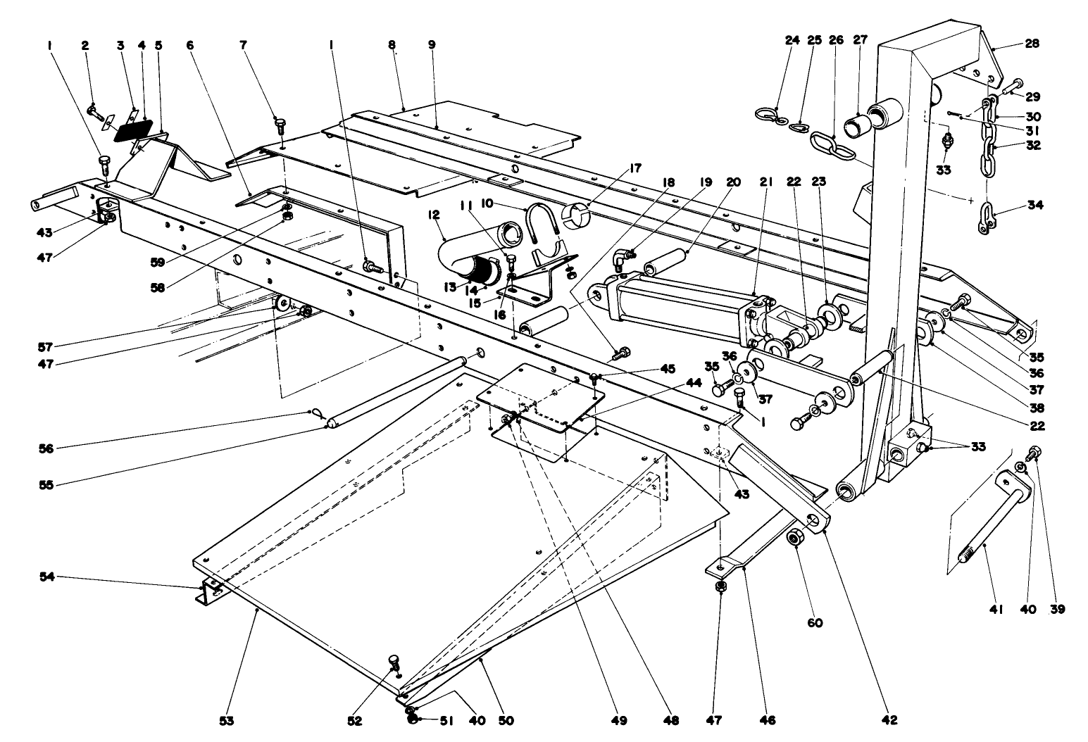 Main Frame Assembly-Front Center