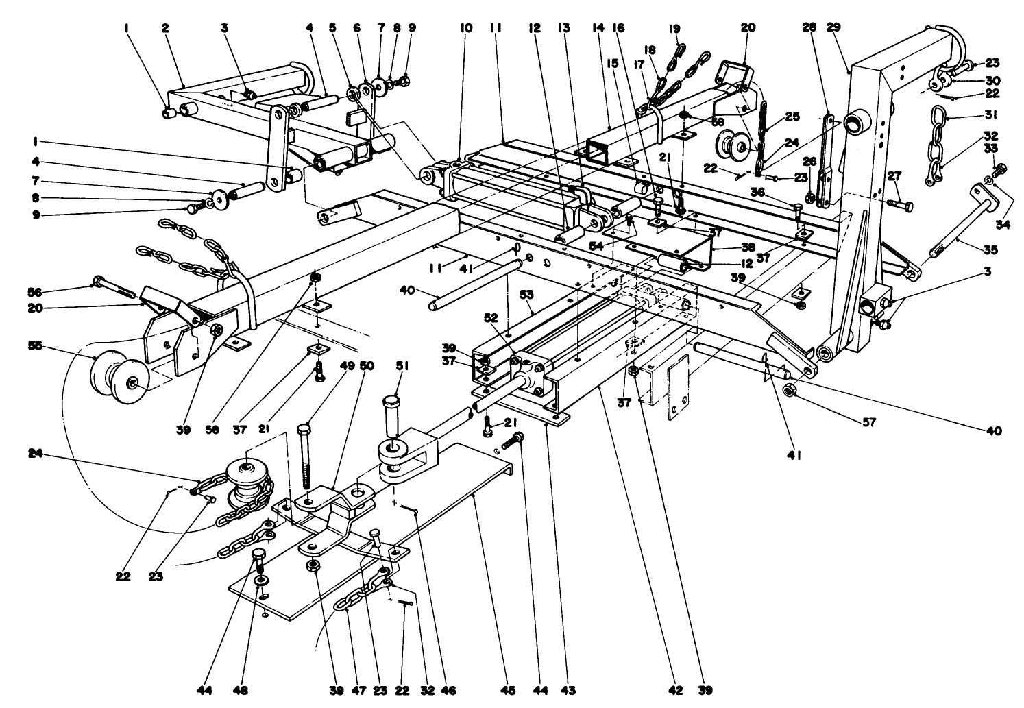 Main Frame Assembly-Rear