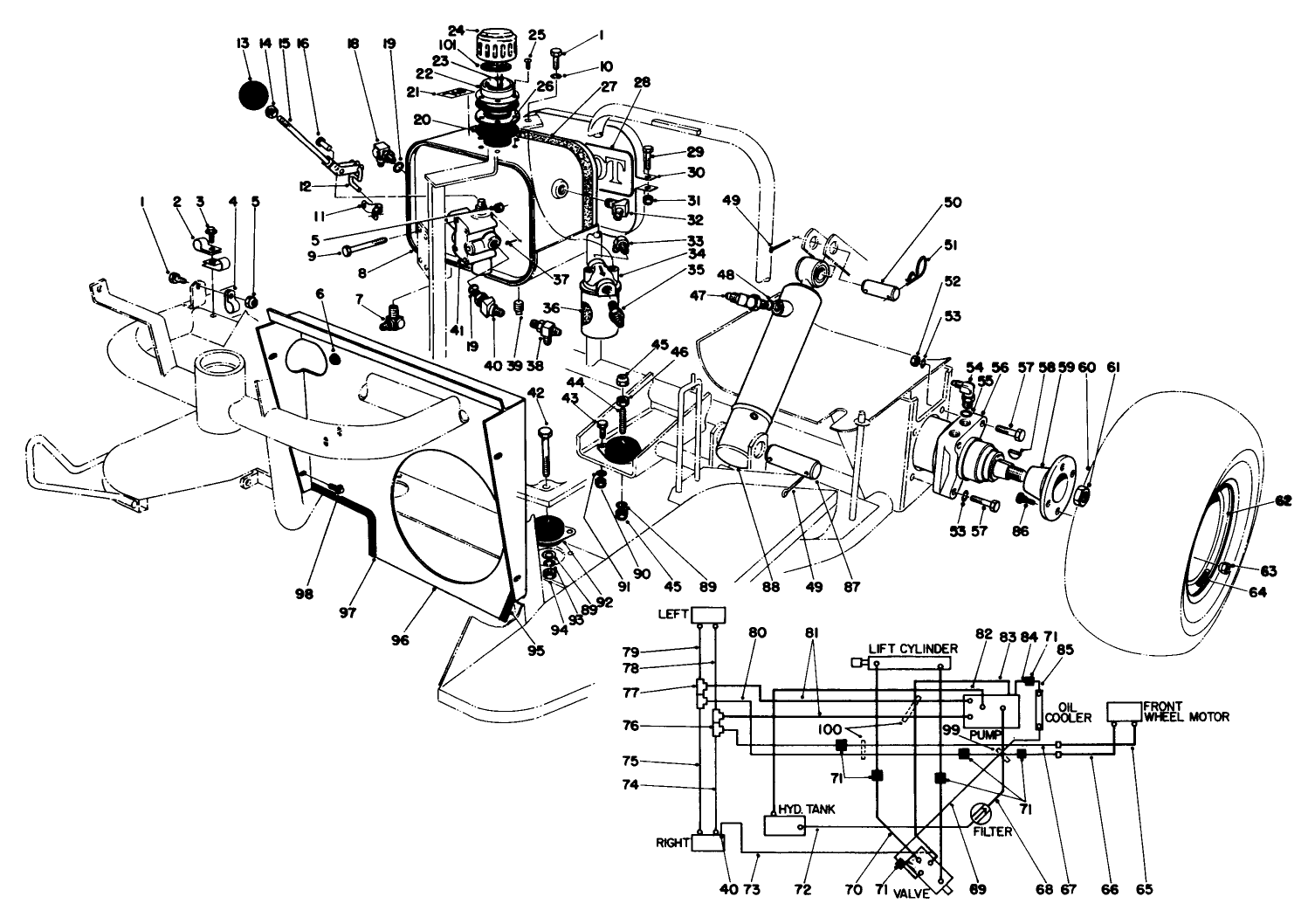 Hydraulic Tank And Systems Diagram