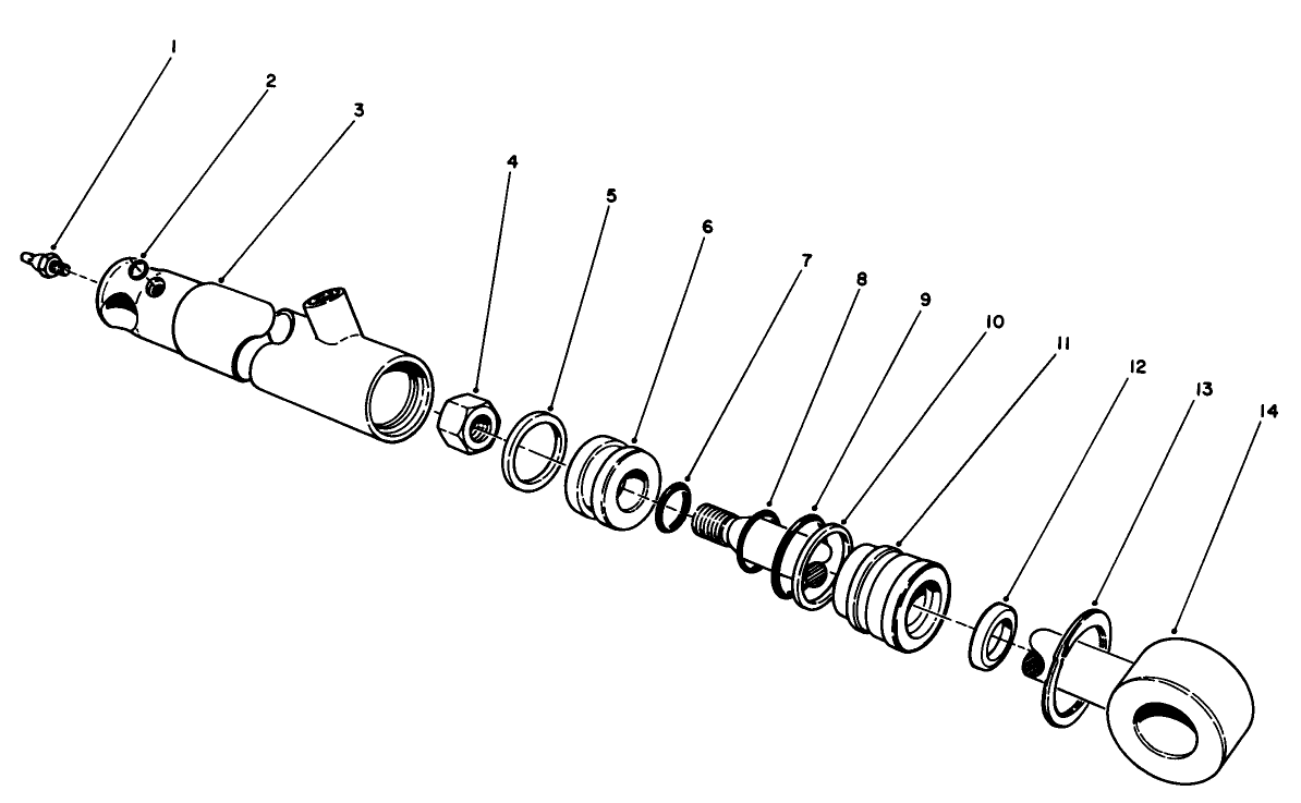 Hydraulic Cylinder No. 68-9700
