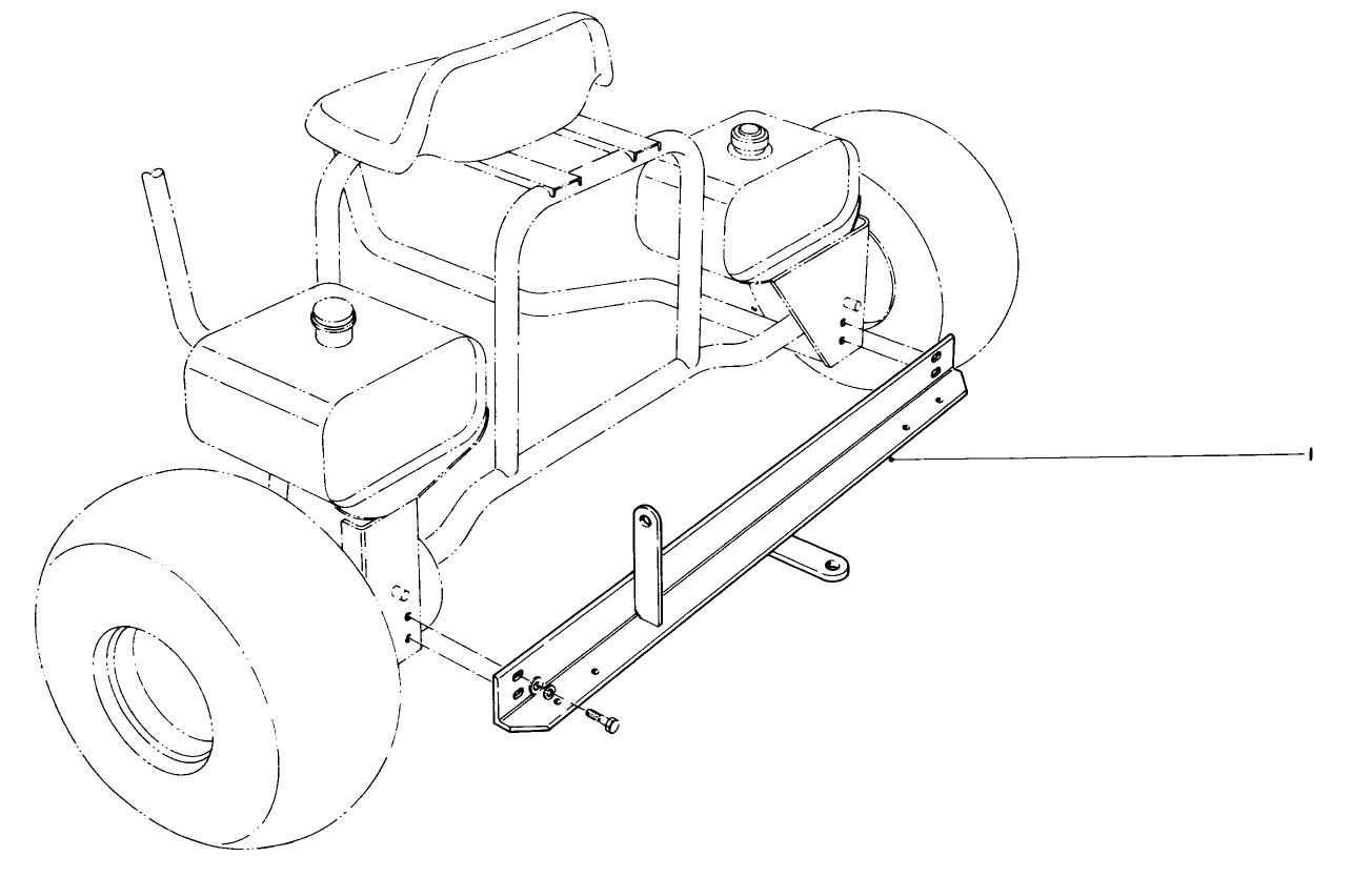Hitch Kit Model No. 08833 (optional)