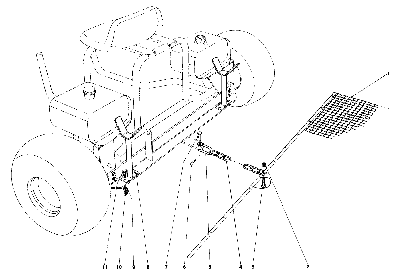 Drag Mat Kit Model No. 08844 (optional)