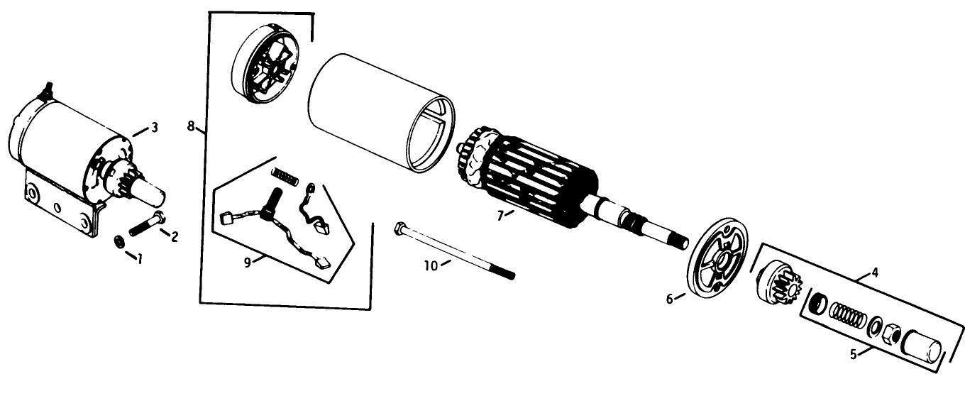Electric Start-Engine Model No. K321s Spec. No. 60434
