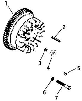 Flywheel-Engine Model No. K321s Spec. No. 60434