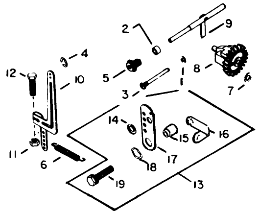 Governor-Engine Model No. K321s Spec. No. 60434