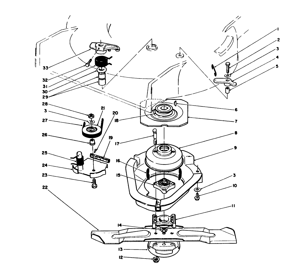 Blade Brake Clutch Assembly