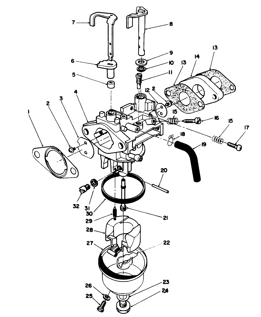 Carburetor Assembly (model No Vmj8)