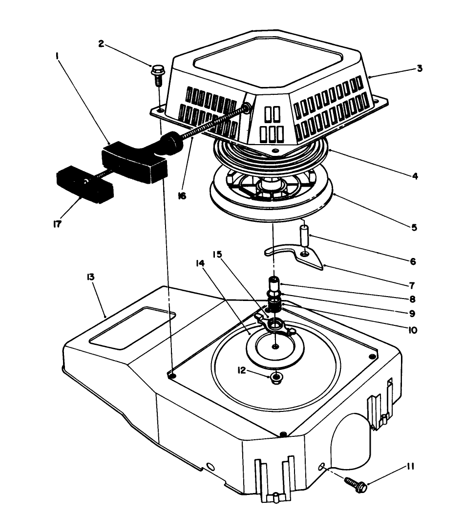 Recoil Assembly (model No. Vmj8)