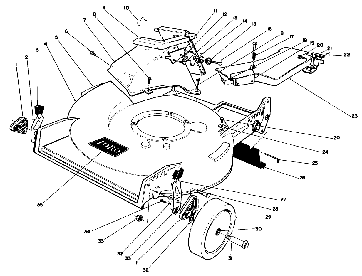 Housing Assembly (used On Units With Serial No. 9012542 & Up)