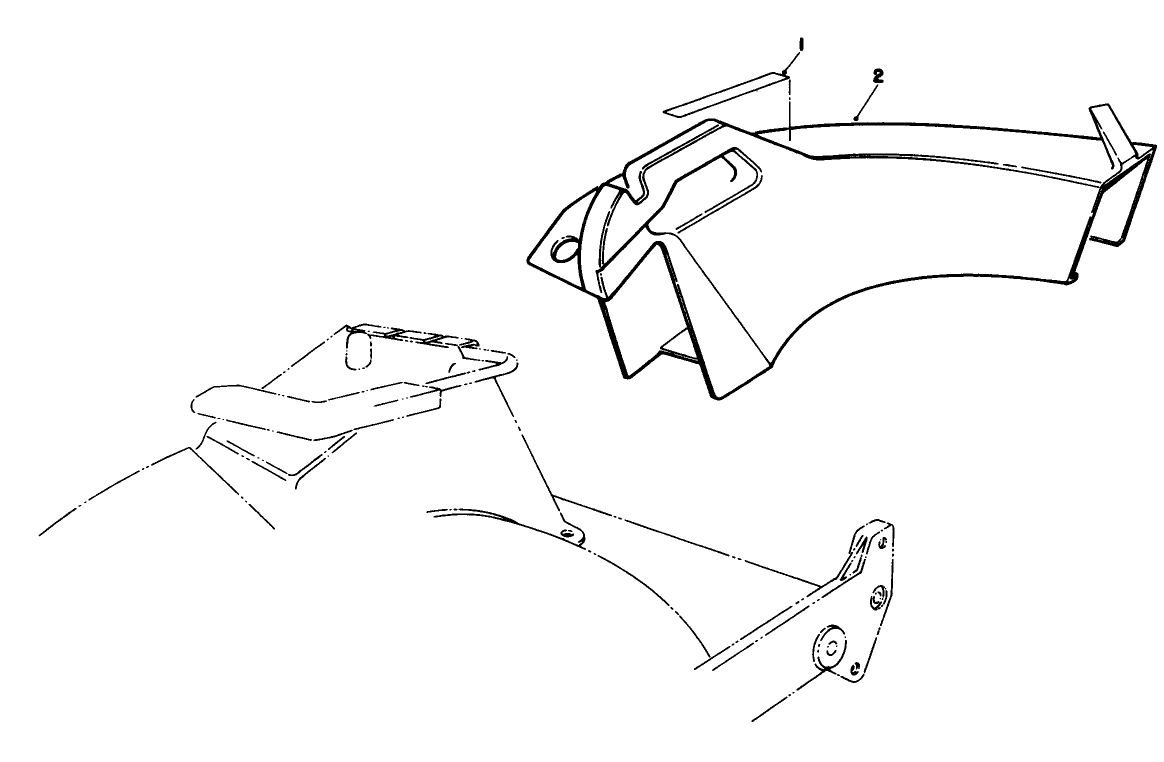 Side Discharge Chute Model No. 59168 (optional)
