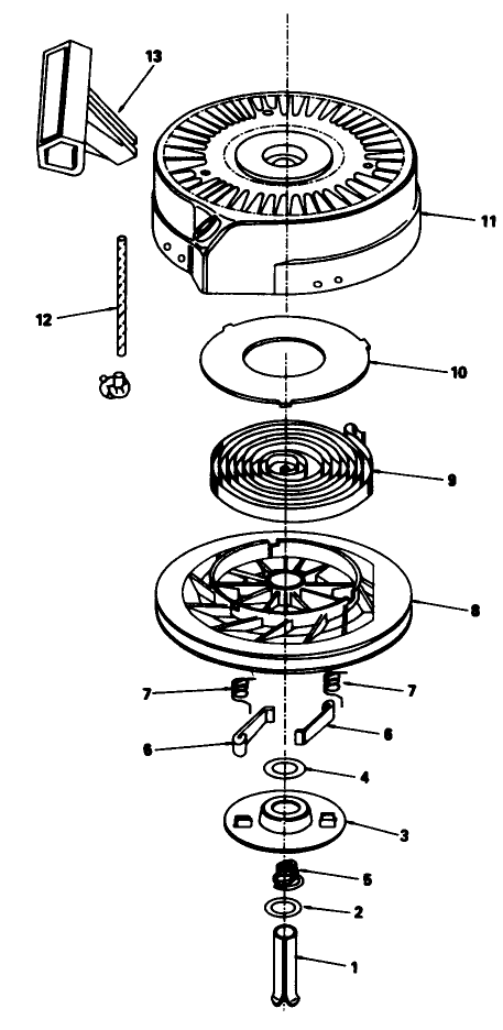 Rewind Starter No. 590621