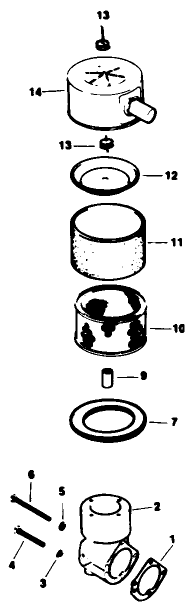 Air Intake-Kohler Engine Model No. M16 Spec. No. 711526