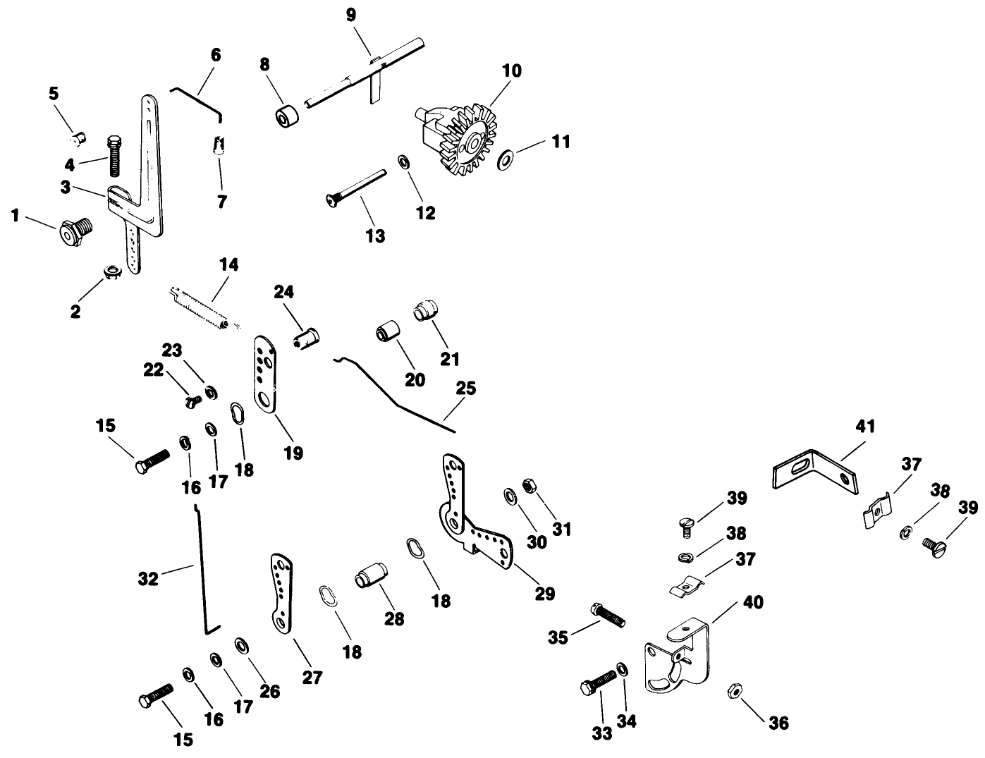 Governor-Kohler Engine Model No. M16 Spec. No. 711526 (cont.)