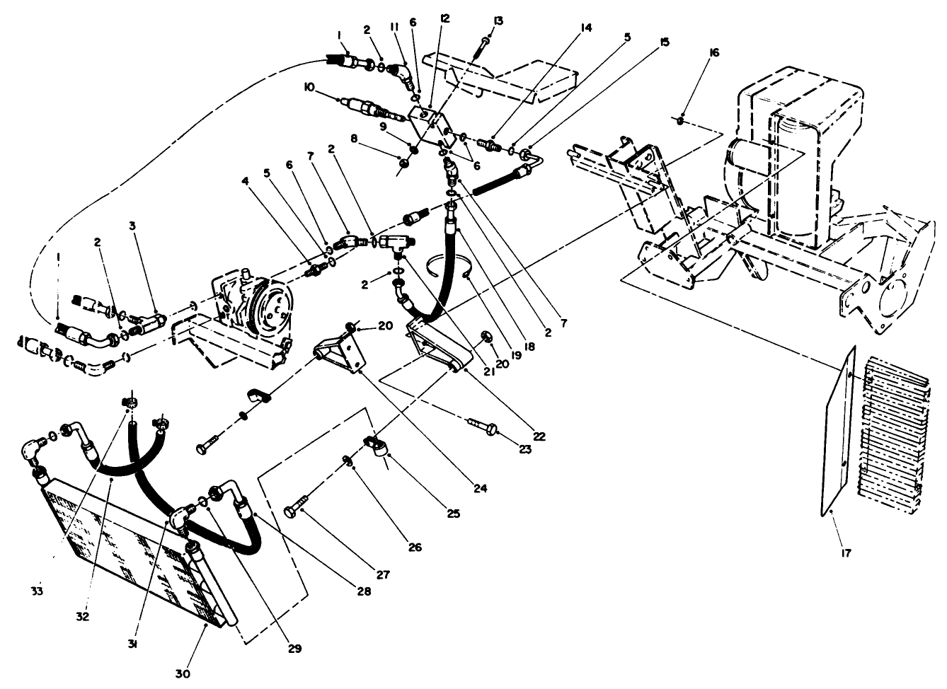 Hydraulic Oil Cooler Assembly
